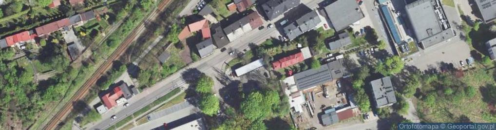 Zdjęcie satelitarne Główna ul.