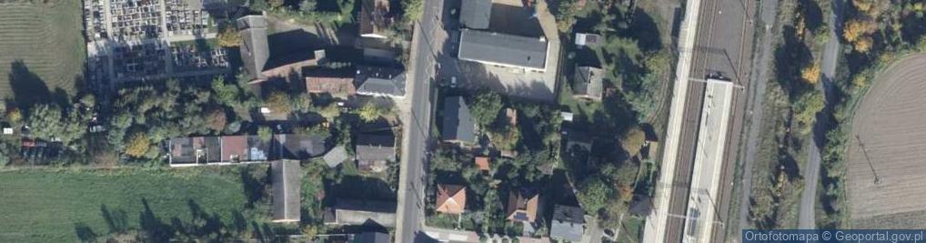 Zdjęcie satelitarne Główna ul.