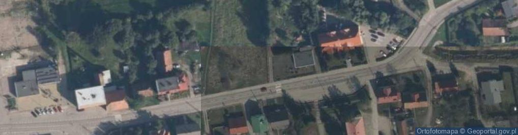 Zdjęcie satelitarne Główna ul.