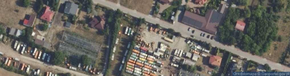 Zdjęcie satelitarne Główna ul.
