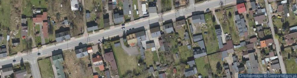 Zdjęcie satelitarne Główna ul.