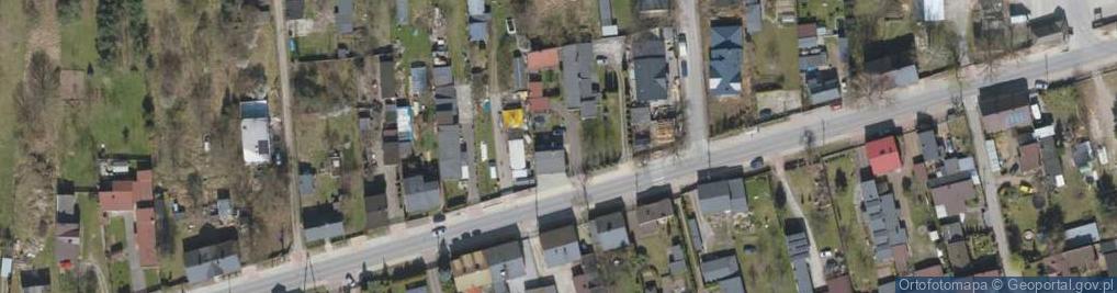 Zdjęcie satelitarne Główna ul.