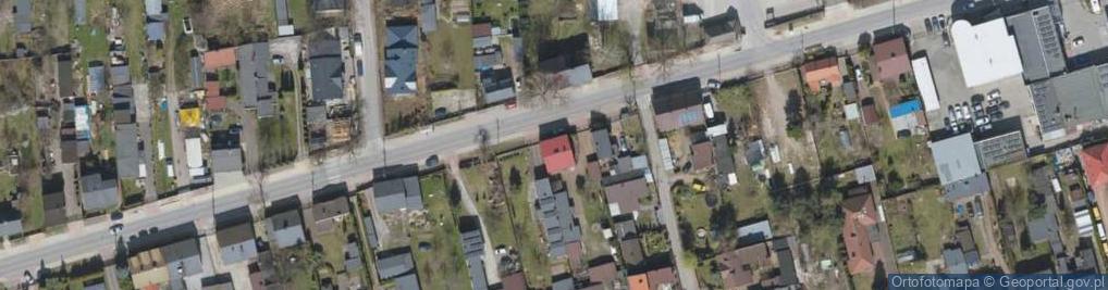 Zdjęcie satelitarne Główna ul.