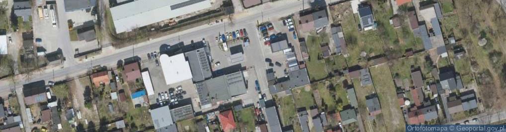 Zdjęcie satelitarne Główna ul.
