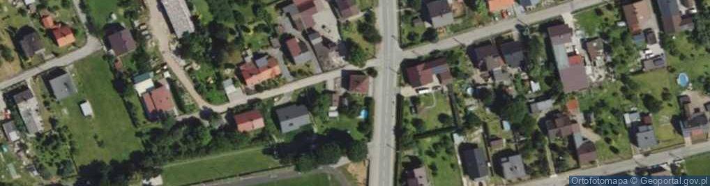 Zdjęcie satelitarne Główna ul.