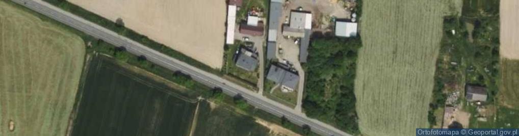 Zdjęcie satelitarne Główna ul.