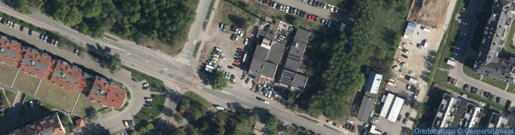 Zdjęcie satelitarne Główna ul.