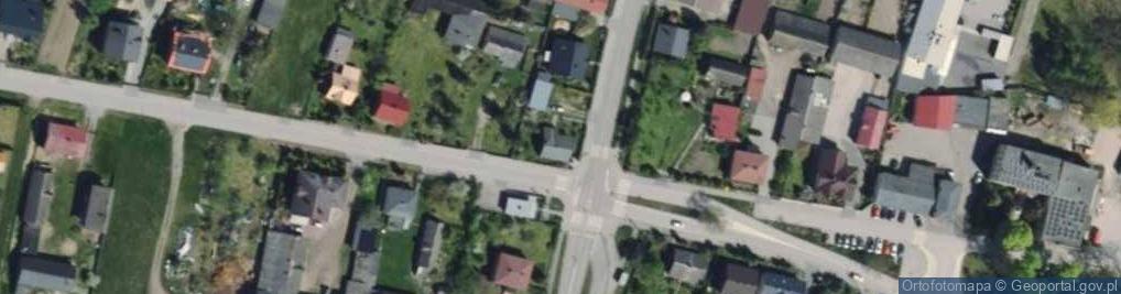 Zdjęcie satelitarne Główna ul.