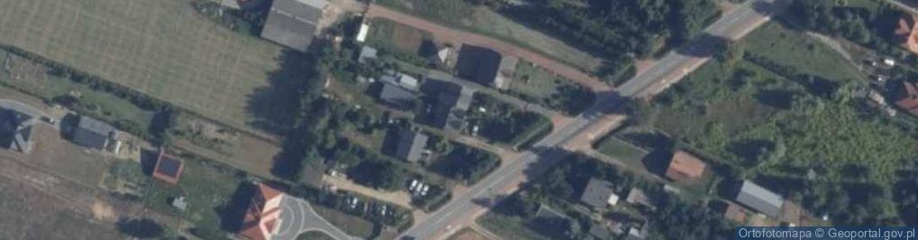 Zdjęcie satelitarne Główna ul.