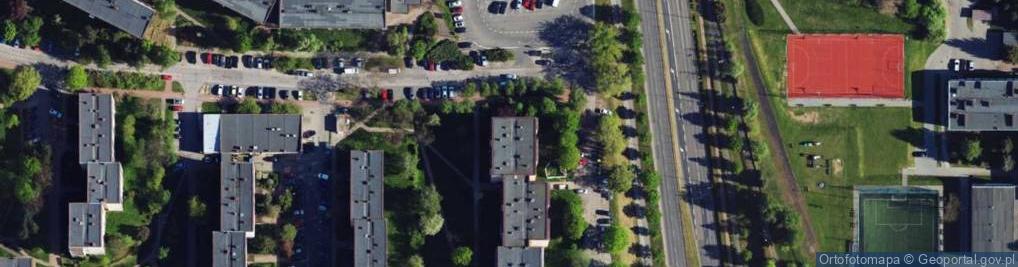 Zdjęcie satelitarne Gombrowicza Witolda ul.