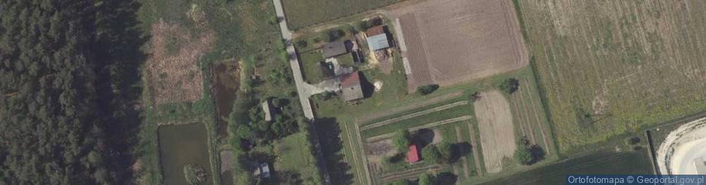 Zdjęcie satelitarne Gościeradów-Folwark ul.