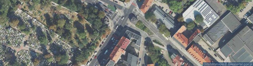 Zdjęcie satelitarne Górnośląska ul.