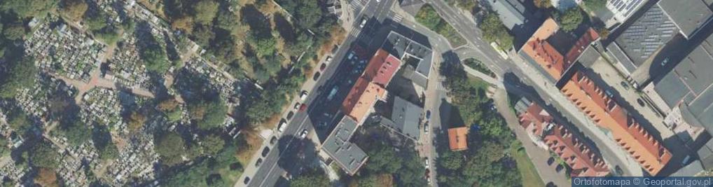 Zdjęcie satelitarne Górnośląska ul.