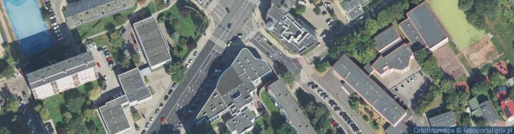 Zdjęcie satelitarne Górnośląska ul.