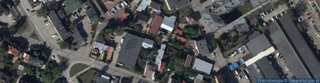 Zdjęcie satelitarne Górna-Zaułek ul.