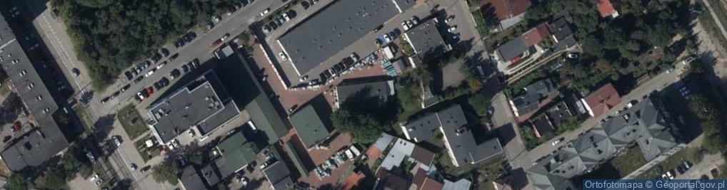 Zdjęcie satelitarne Górna-Zaułek ul.