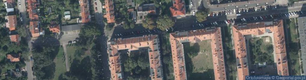 Zdjęcie satelitarne Gorkiego Maksyma ul.