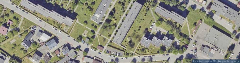 Zdjęcie satelitarne Granitowa ul.