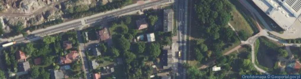 Zdjęcie satelitarne Grodziska ul.
