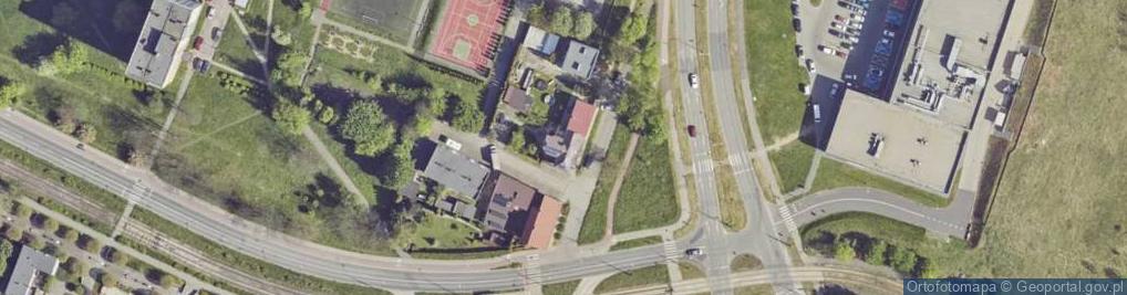 Zdjęcie satelitarne Grodziecka ul.