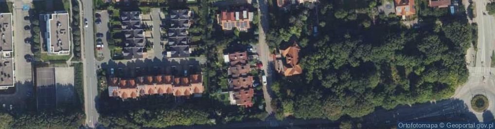 Zdjęcie satelitarne Granatowa ul.