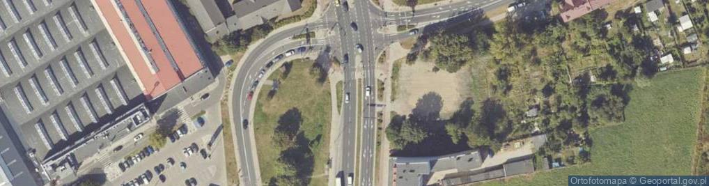Zdjęcie satelitarne Grobla ul.