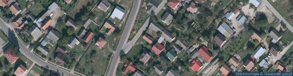 Zdjęcie satelitarne Grodzisko Górne ul.
