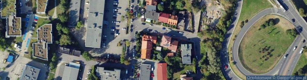 Zdjęcie satelitarne Grzybki ul.