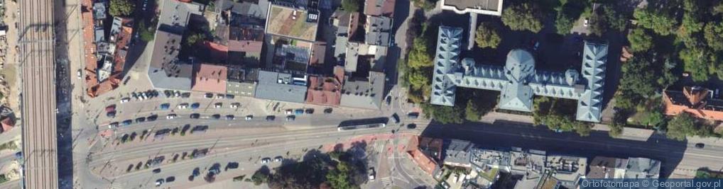 Zdjęcie satelitarne Grzegórzecka ul.
