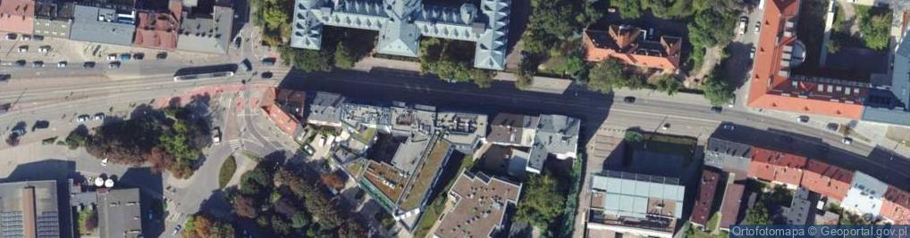 Zdjęcie satelitarne Grzegórzecka ul.