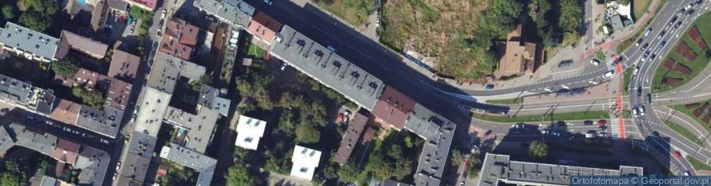 Zdjęcie satelitarne Grzegórzecka ul.