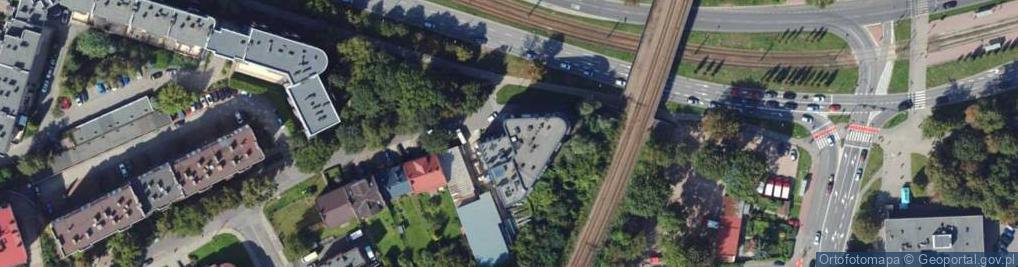 Zdjęcie satelitarne Grzegórzecka ul.