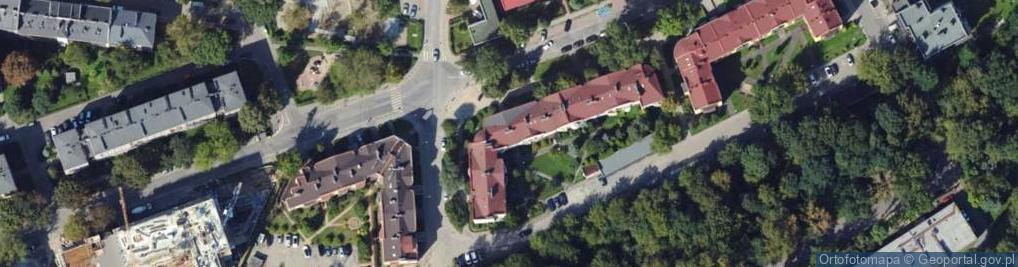 Zdjęcie satelitarne Grzegórzecka ul.