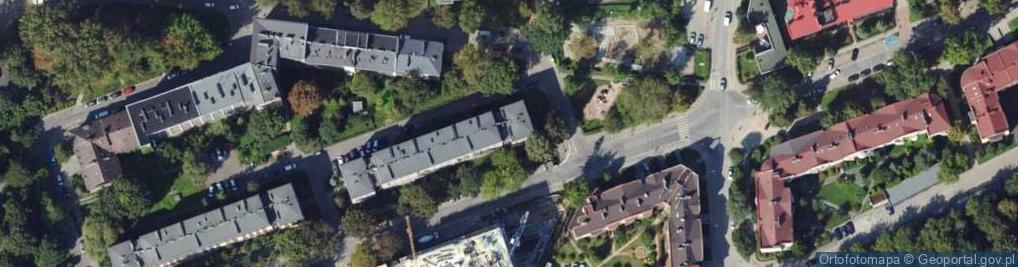 Zdjęcie satelitarne Grzegórzecka ul.