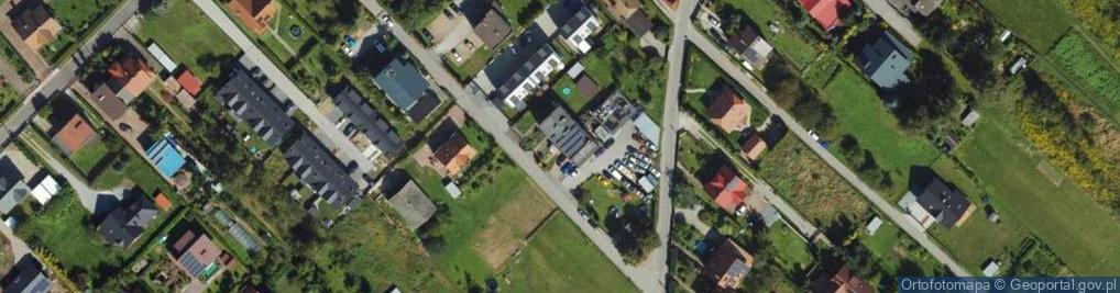 Zdjęcie satelitarne Grębałowska ul.