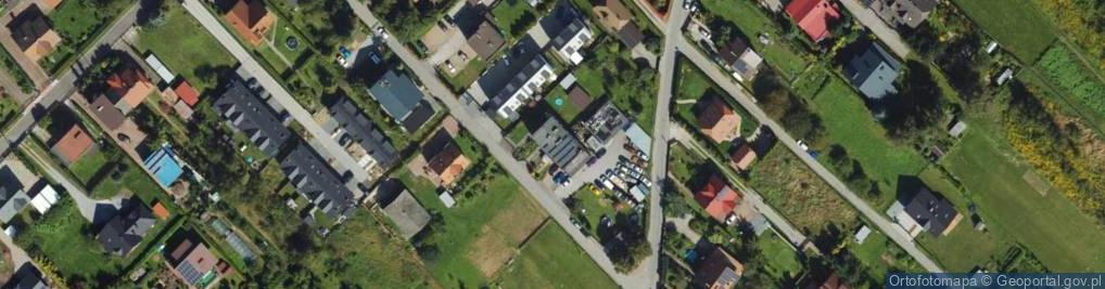 Zdjęcie satelitarne Grębałowska ul.