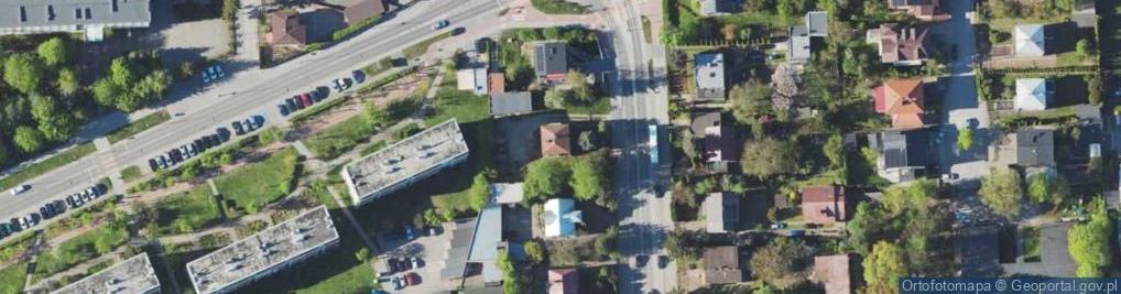 Zdjęcie satelitarne Grunwaldzka ul.