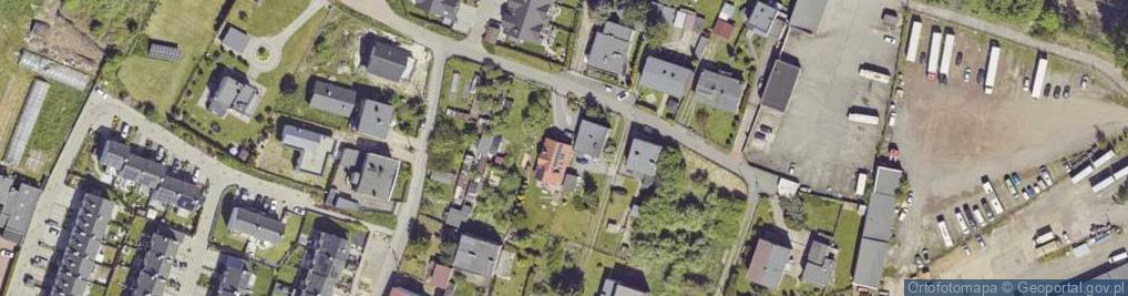 Zdjęcie satelitarne Grobla Kolejowa ul.