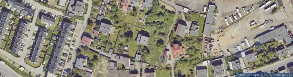 Zdjęcie satelitarne Grobla Kolejowa ul.