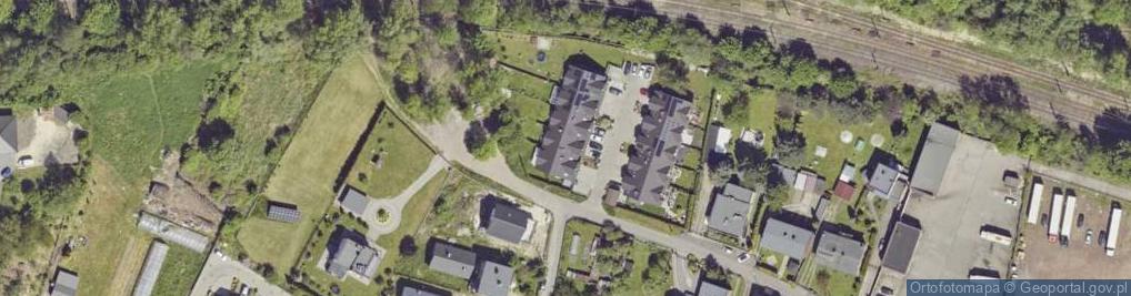 Zdjęcie satelitarne Grobla Kolejowa ul.