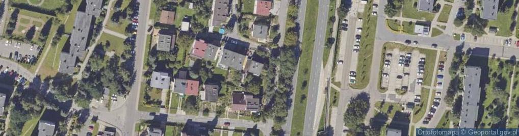 Zdjęcie satelitarne Graniczna ul.