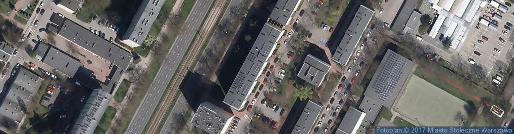 Zdjęcie satelitarne Grójecka ul.
