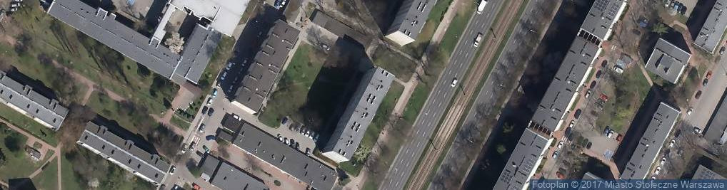 Zdjęcie satelitarne Grójecka ul.