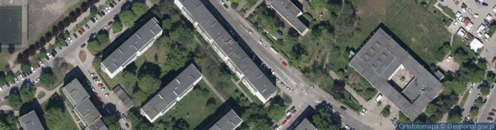 Zdjęcie satelitarne Grochowa ul.