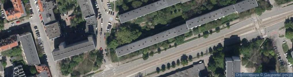 Zdjęcie satelitarne Grabiszyńska ul.