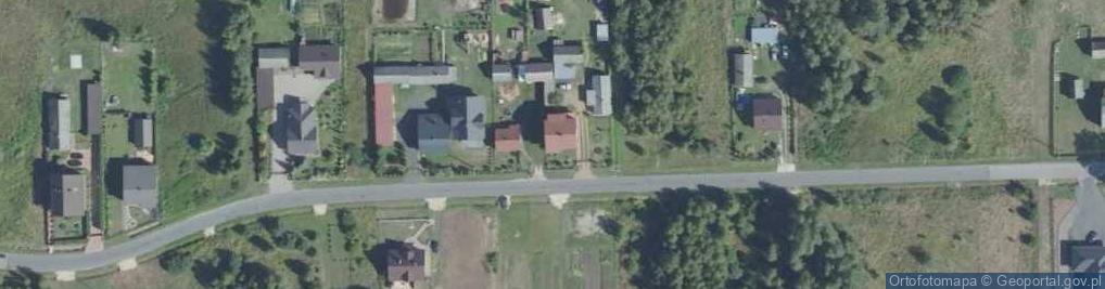 Zdjęcie satelitarne Gustawów ul.