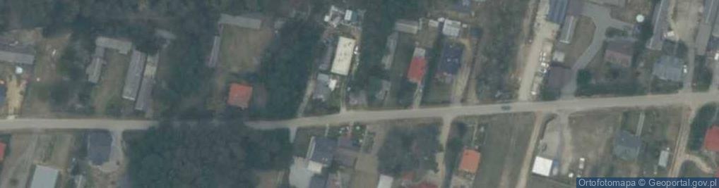 Zdjęcie satelitarne Gustawów ul.
