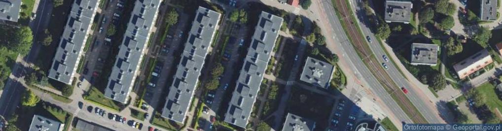 Zdjęcie satelitarne Gwiezdna ul.