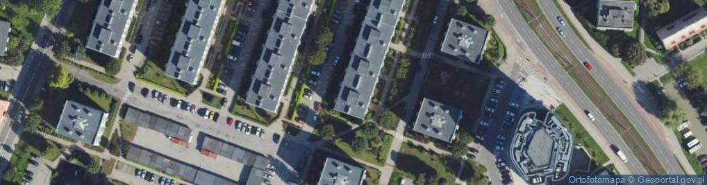 Zdjęcie satelitarne Gwiezdna ul.