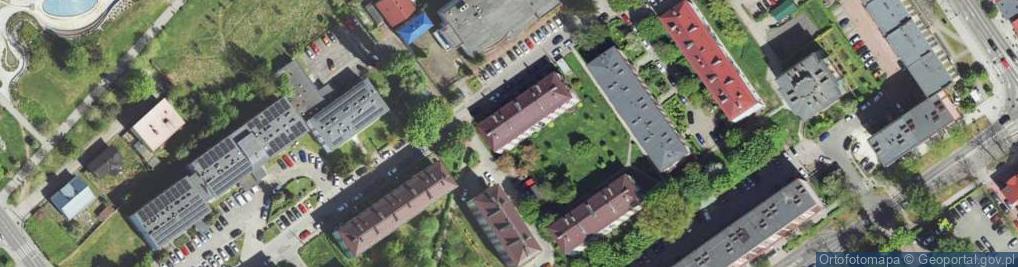 Zdjęcie satelitarne Gwarków ul.
